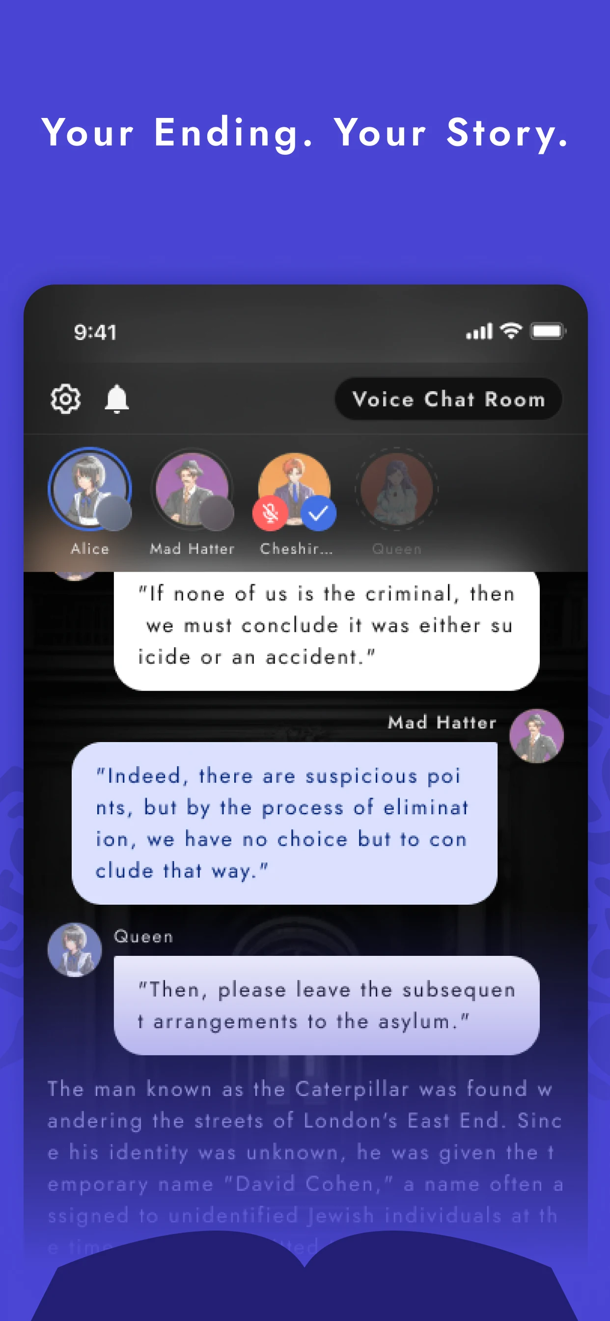 UZU - Murder Mystery App screenshot