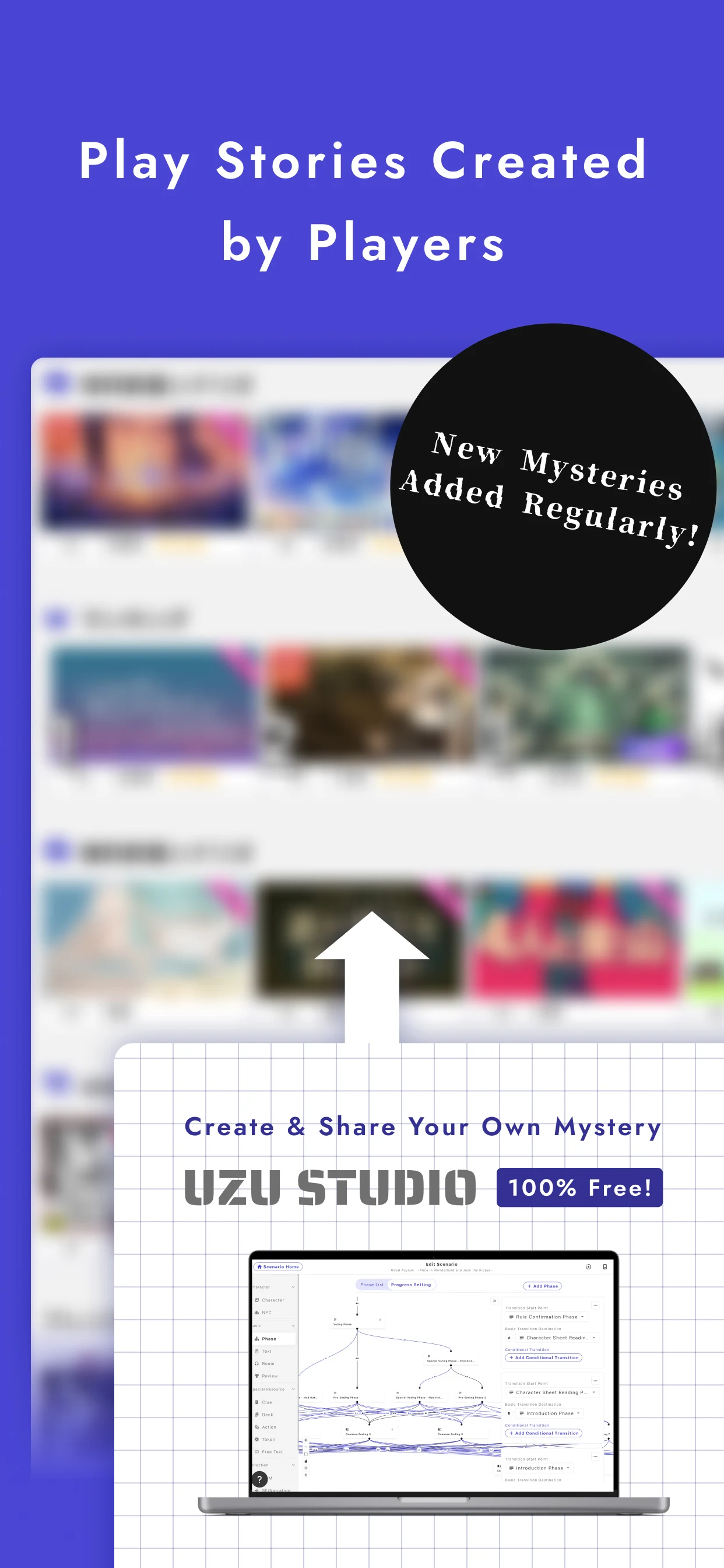 UZU - Murder Mystery App screenshot